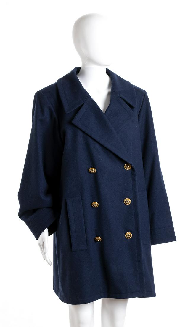 YVES SAINT LAURENT RIVE GAUCHE WOOL COAT  90s (1 of 4)