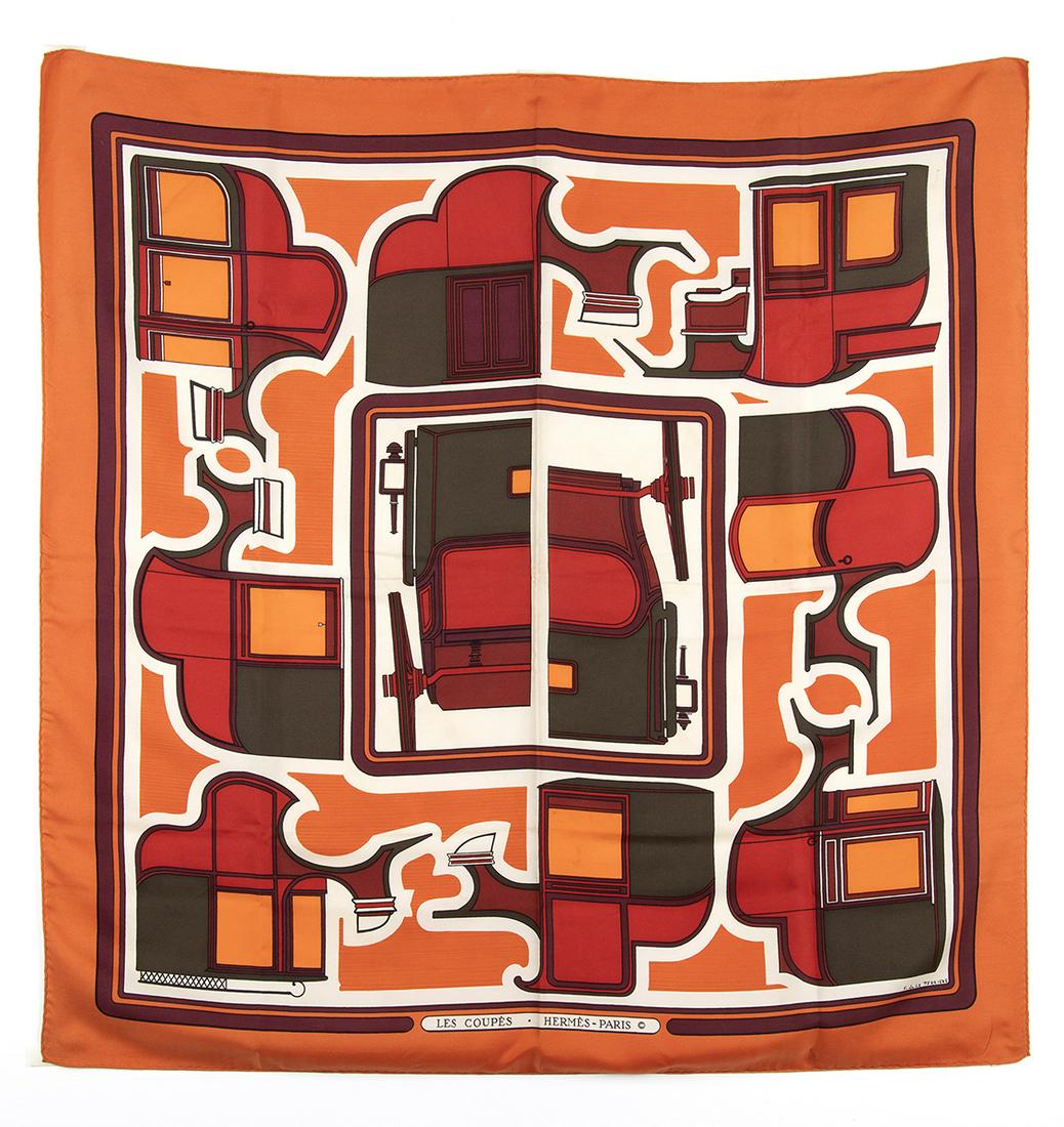 HERMES, 'LES COUPES'  SILK SCARF 1971 (1 of 3)