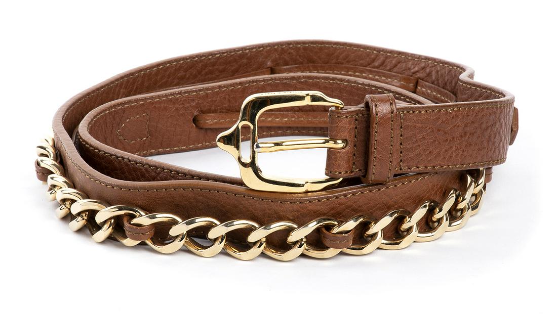 BURBERRY  LEATHER BELT 2010 (1 of 2)