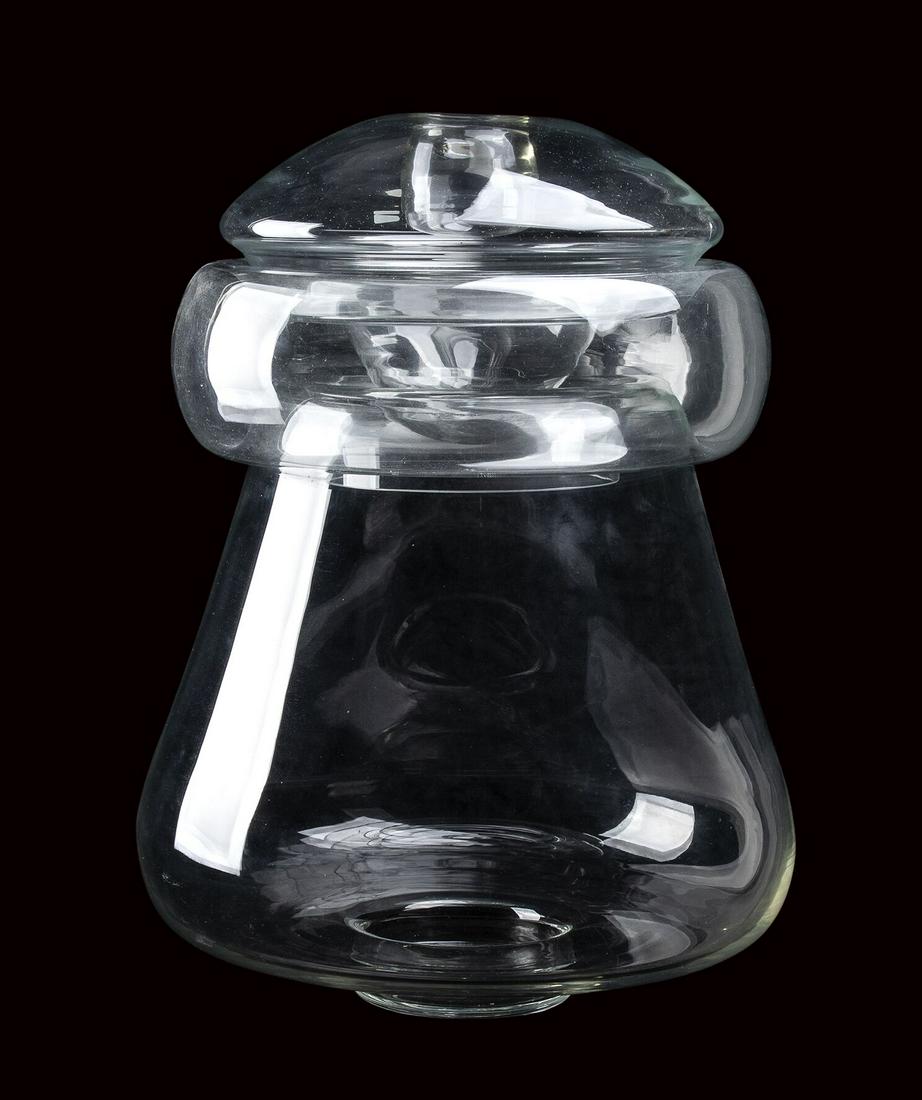 VISTOSI - MURANO - Vase sculpture in 3 pieces, 70â€™s: VISTOSI - MURANO Vase sculpture in 3 pieces, 70â€™s Glass, 50 x 32 x 32 cm
