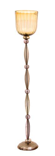 ERCOLE BAROVIER - Floor lamp with metal structure (1 of 1)