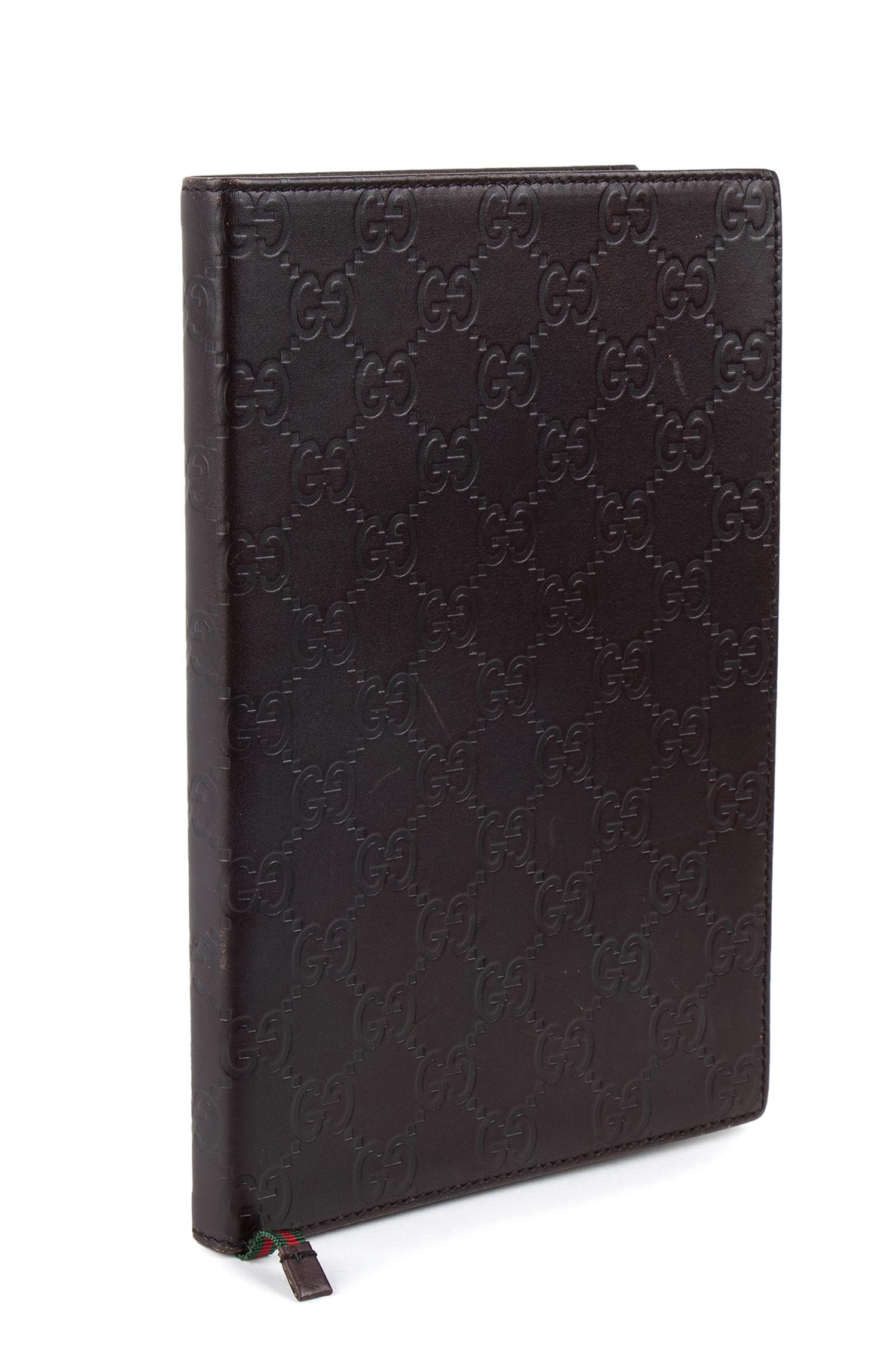 GUCCI LEATHER NOTEBOOK 2000 ca (1 of 2)