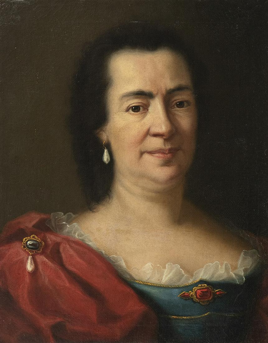 MIDDLE ITALIAN SCHOOL, 18th CENTURY - Lady with pearl (1 of 2)