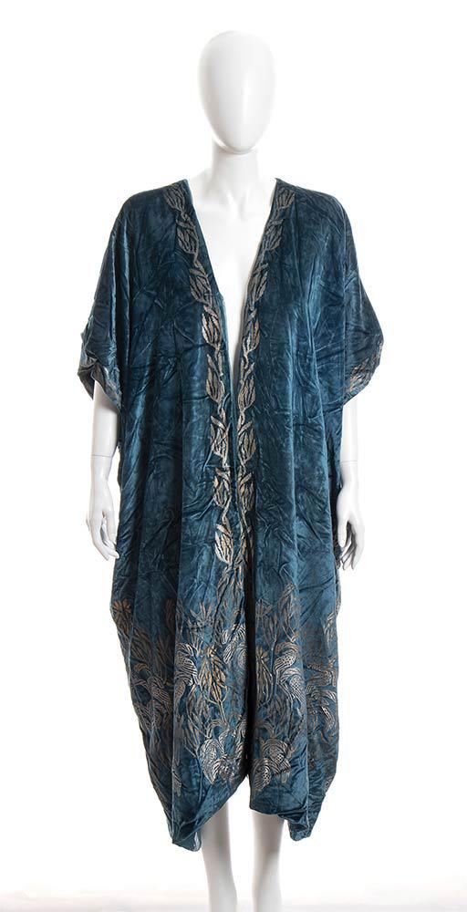 MARIA MONACI GALLENGA VELVET OVERCOAT 20s (1 of 8)