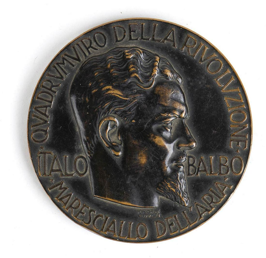 Italo Balbo, a comemorative medal (1 of 2)
