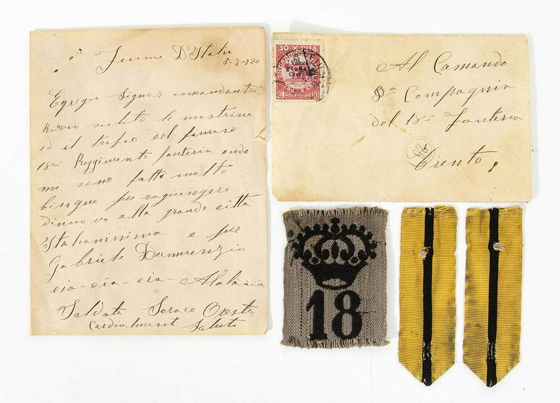 Italy Kingdom, D'Annunziana relics of a Fiumano (1 of 1)