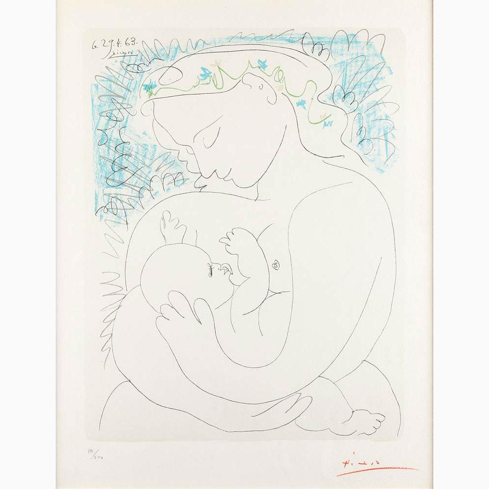 PABLO PICASSO Malaga, 1881 - Mougins, 1973 - Great (1 of 2)