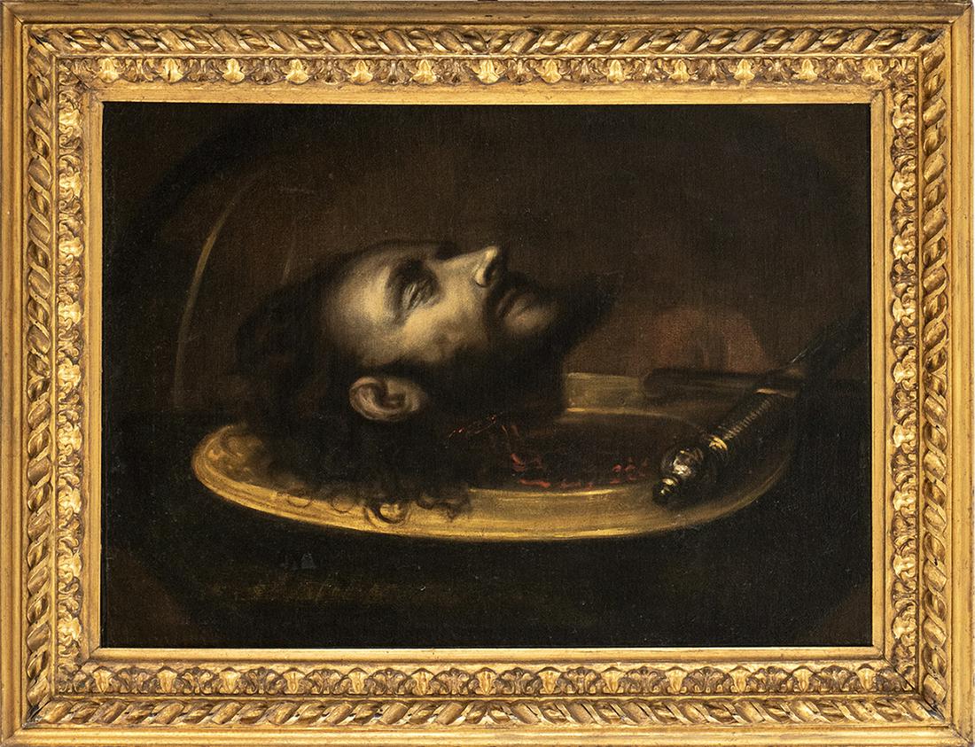 Head of Saint John the Baptist on the Salome's tray (1 of 3)