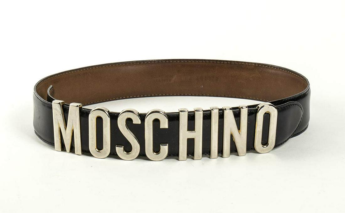 MOSCHINO BY REDWALL  LEATHER BELT  Late 80s (1 of 4)
