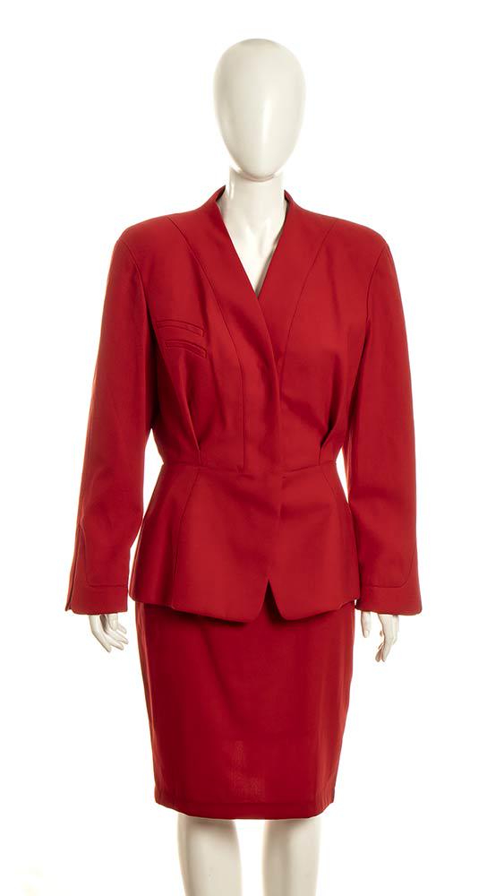 THIERRY MUGLER ACTIV  VISCOSE AND WOOL ENSEMBLE  80s (1 of 4)