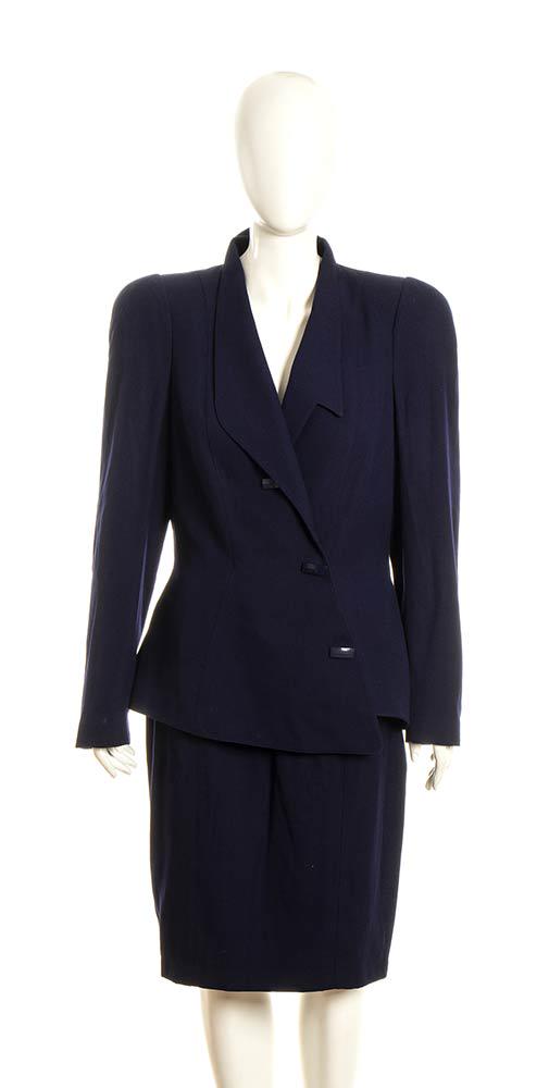 THIERRY MUGLER ACTIV  VISCOSE AND WOOL ENSEMBLE  80s (1 of 5)