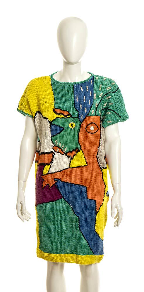 ENRICO COVERI TRICOT  COTTON DRESS  Spring/Summer 1987 (1 of 4)