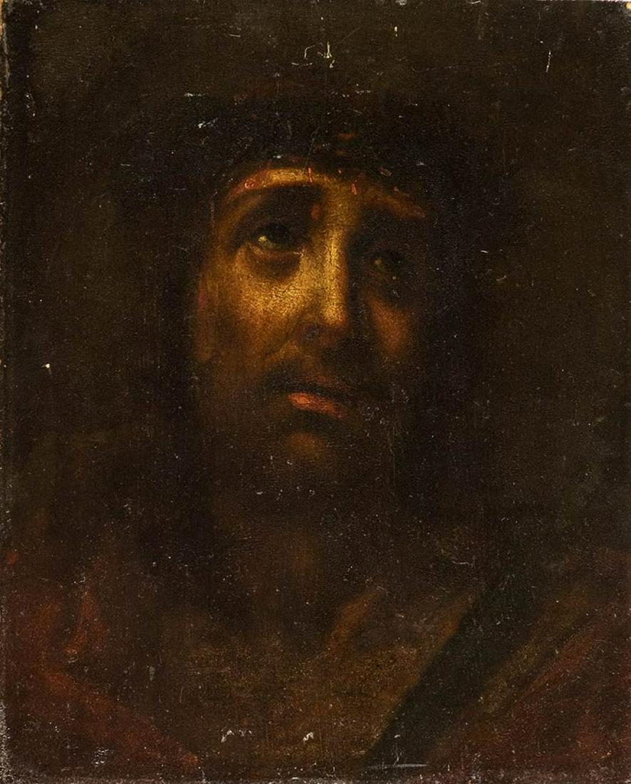 BOLOGNESE SCHOOL, 17th CENTURY: Christ crowned with (1 of 2)