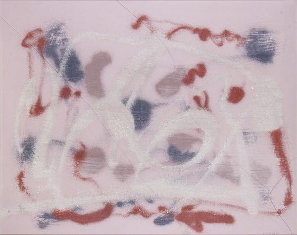 GIULIO TURCATO (Mantova, 1912 - Rome, 1995): Astratto:: GIULIO TURCATO (Mantova, 1912 - Rome, 1995) Astratto: Sabbia fluorescente Mixed media on canvas, 79 x 99 cm Signed lower right â€œTurcato”. On the back informations about the provenance.Auth