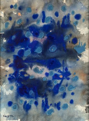 ANTONIO CORPORA (Tunisi, 1909 - Rome, 2004): Untitled: ANTONIO CORPORA (Tunisi, 1909 - Rome, 2004) Untitled Acrylic on cardboard, 54 x 41 cm Signed lower left â€œCorpora” Excellent conditions, framed with glass and passepartout