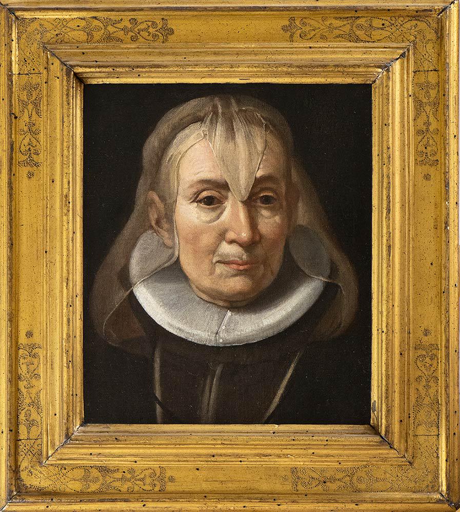 AMBIT OF SOFONISBA ANGUISSOLA (Cremona, 1532 -Palermo, 1625) Portrait of an Elderly Gentlewoman (1 of 1)
