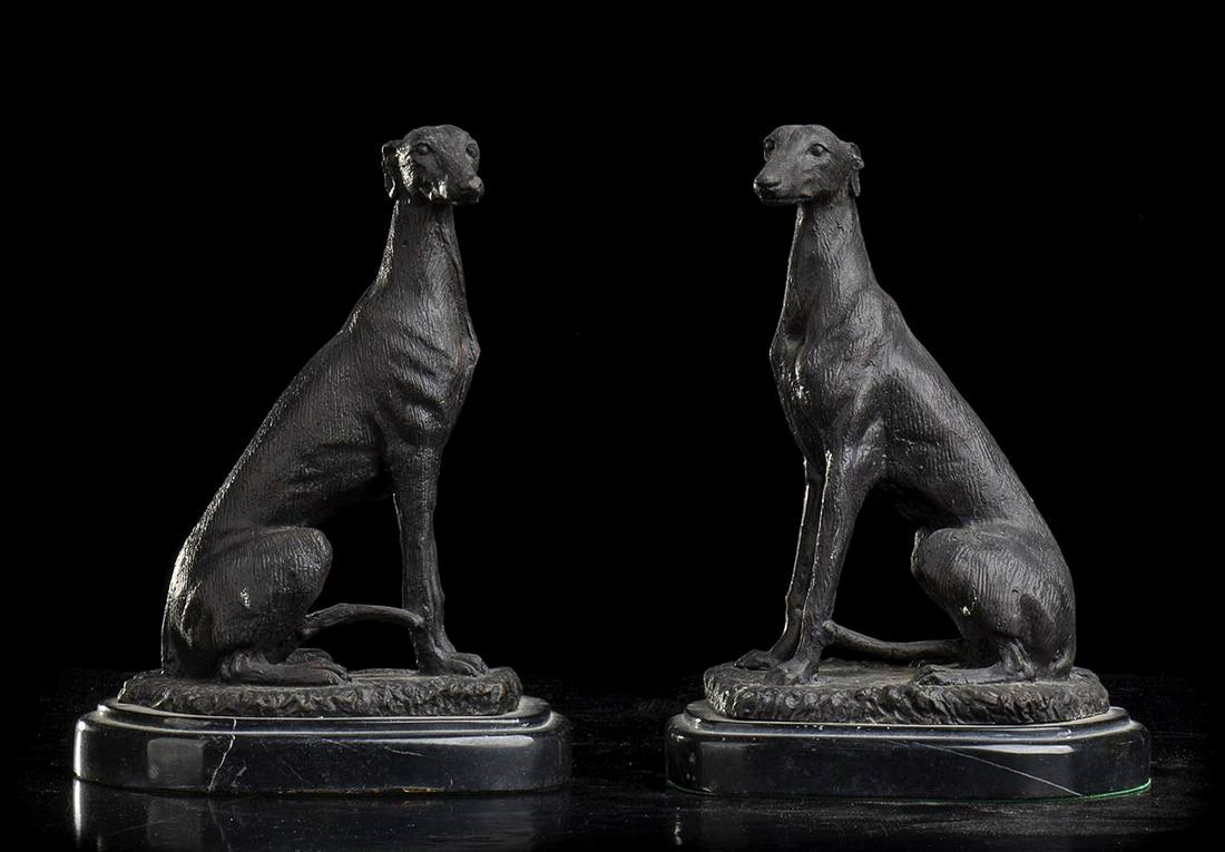 COUPLE GREYHOUNDS (1 of 3)