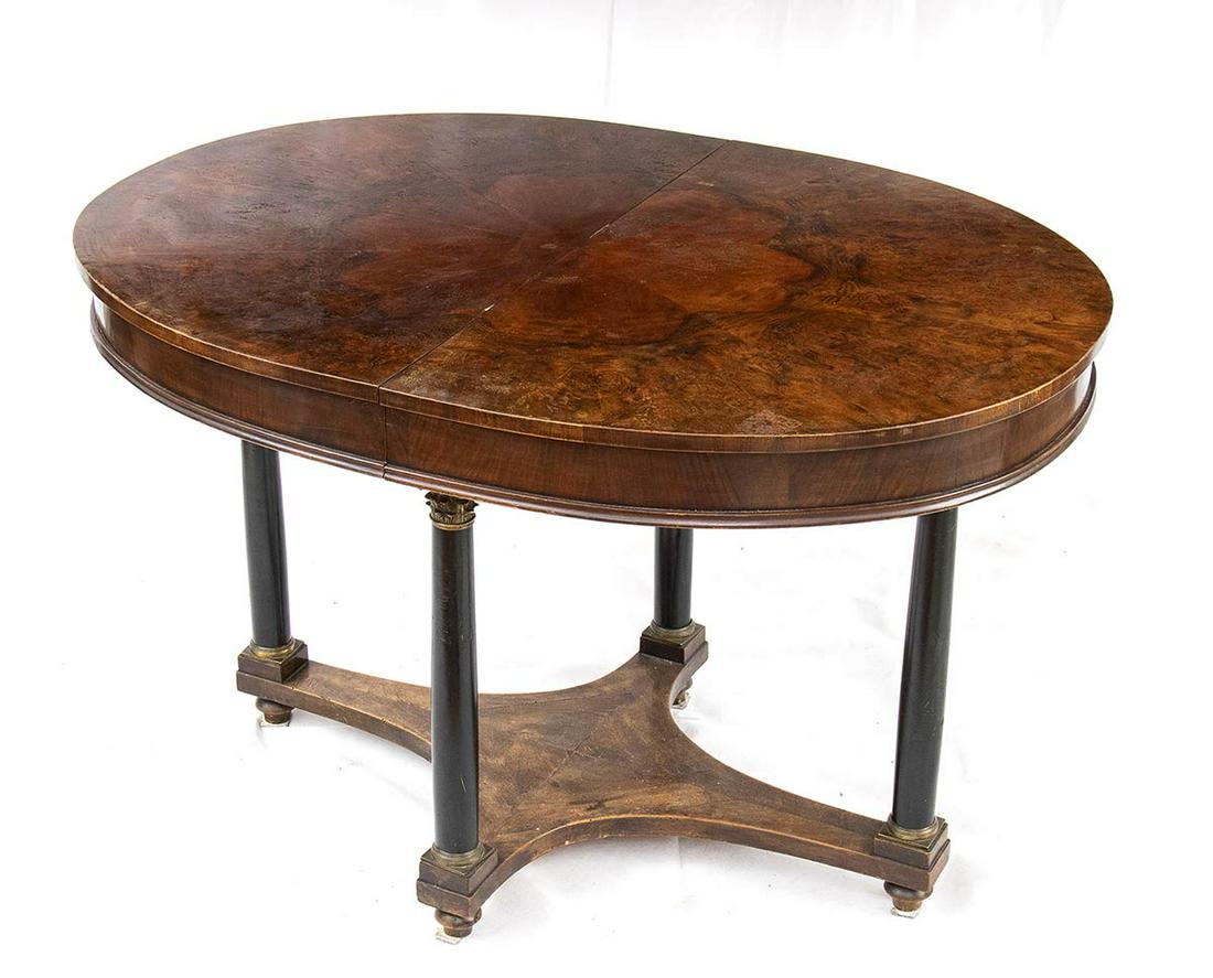 Italian walnut table - Lucca, 20th century (1 of 4)