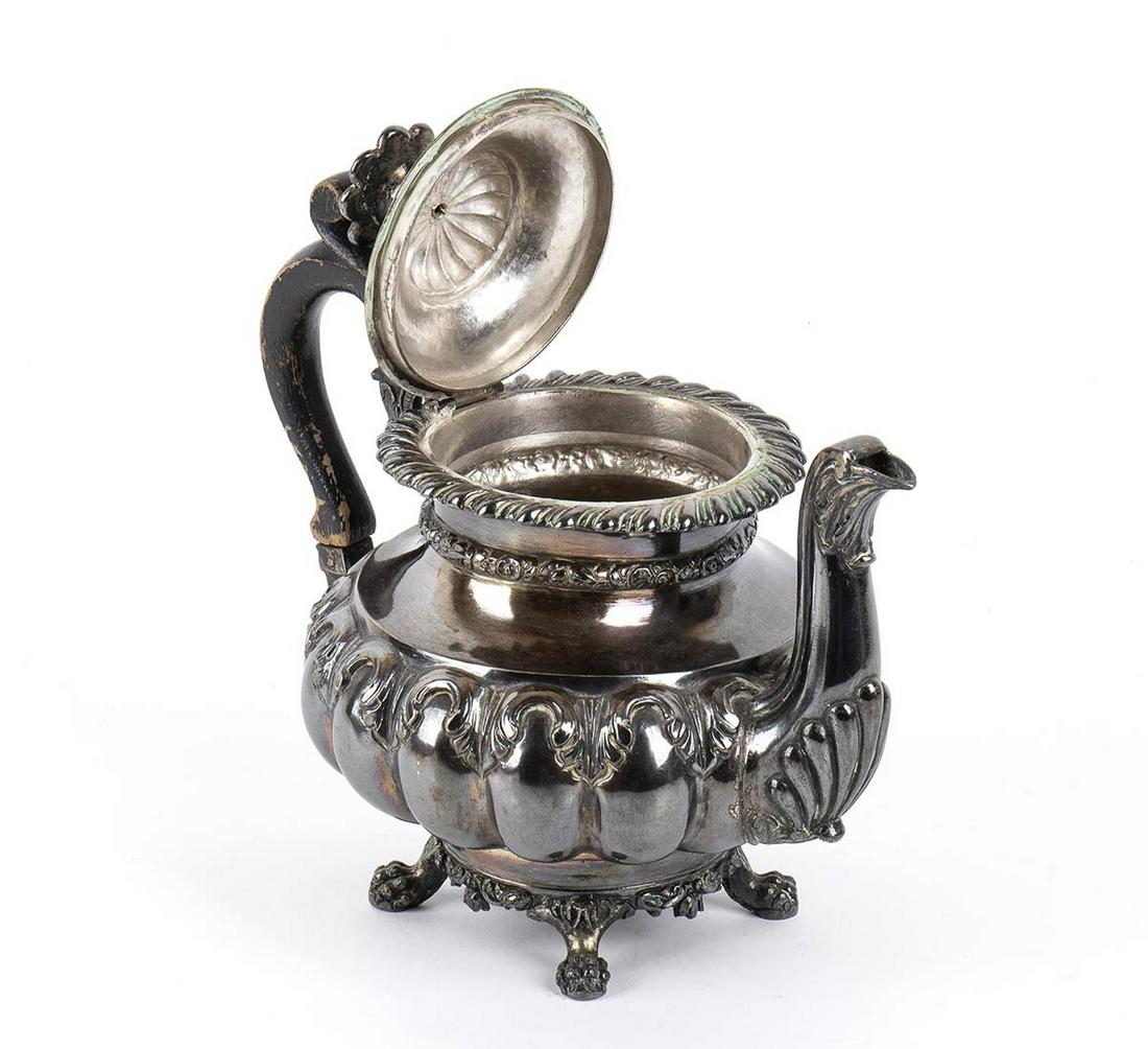 Italian silver teapot - Naples, 1832-1872 (1 of 2)