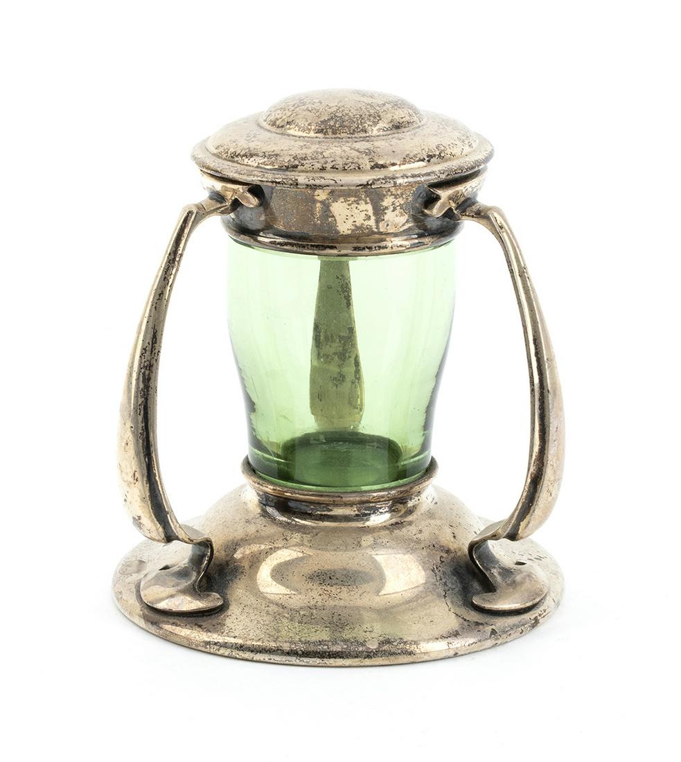 English sterling silver inkwell - Sheffield 1903, mark of MARPLES and Co. (1 of 4)