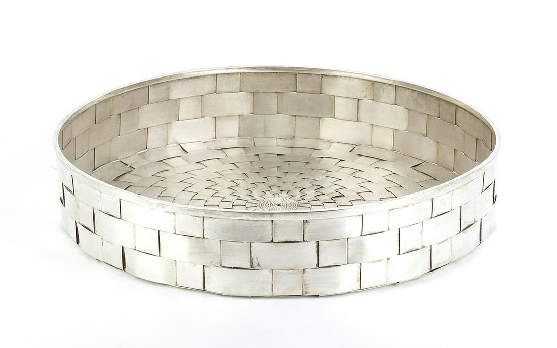 Italian silver basket - Rome 1976, mark of BULGARI (1 of 3)