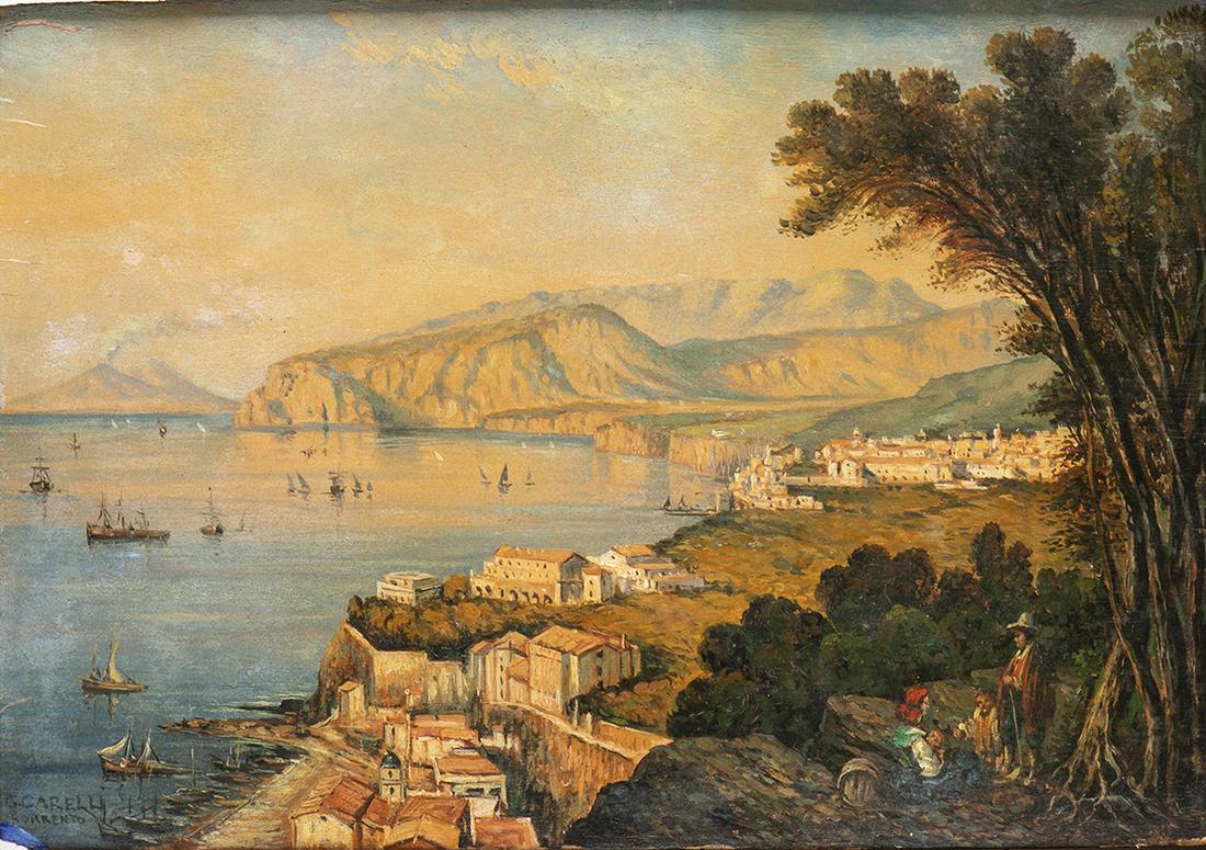 GIUSEPPE CARELLI (Naples, 1858 - Portici, 1921): Sorrentine peninsula (1 of 1)
