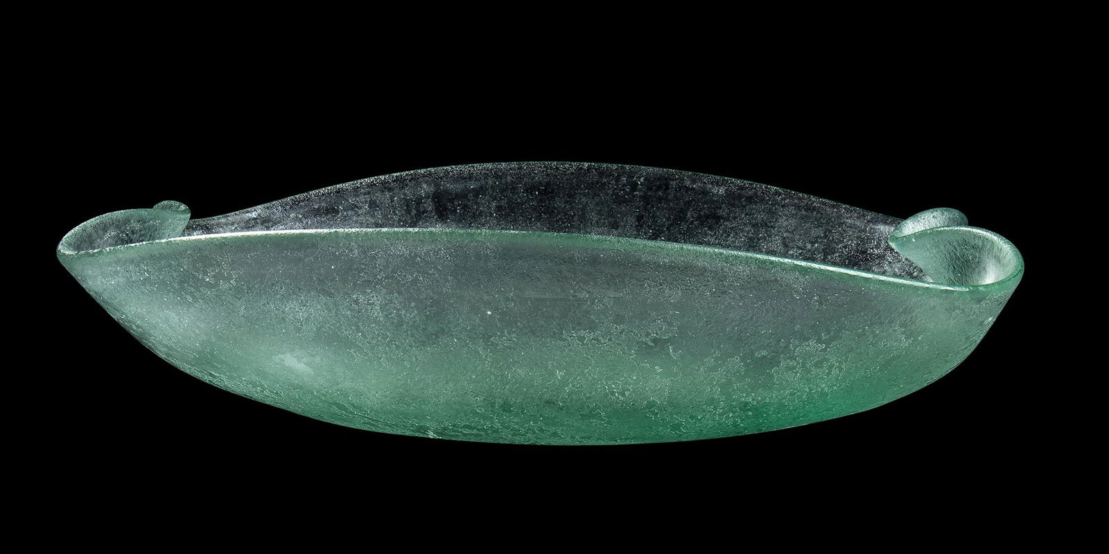 FLAVIO POLI (Chioggia, 1900 - Venezia, 1984) FOR SEGUSO : Acid glass centrepiece, Venice 1930 (1 of 1)