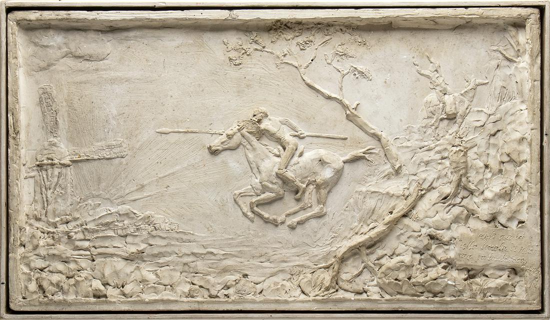 ACHILLE D'ORSI (Naples, 1845 - 1929): Don Chisciotte, 1900 (1 of 1)