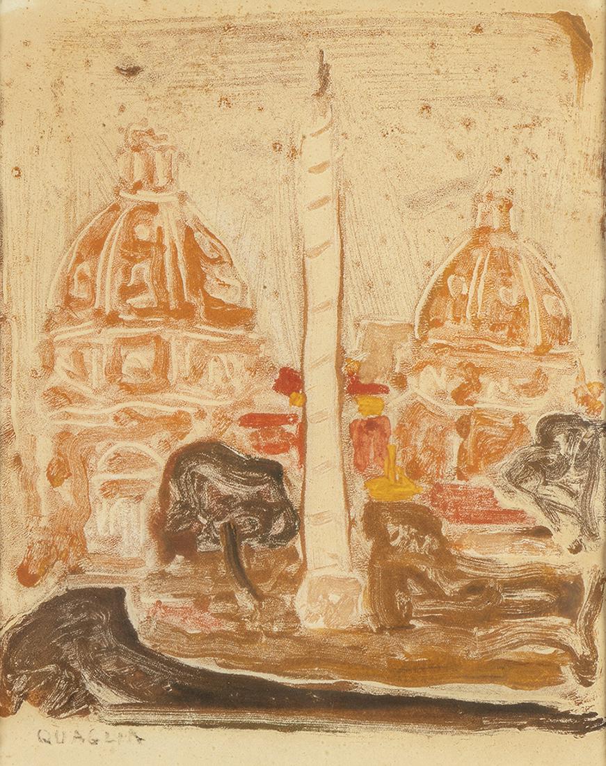 CARLO QUAGLIA (Terni, 1903 - Rome, 1970):  Colonna Traiana (1 of 1)