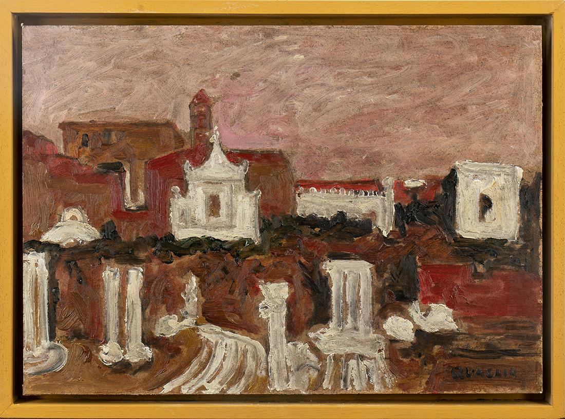 CARLO QUAGLIA (Terni, 1903 - Rome, 1970): Rome Forum (1 of 1)
