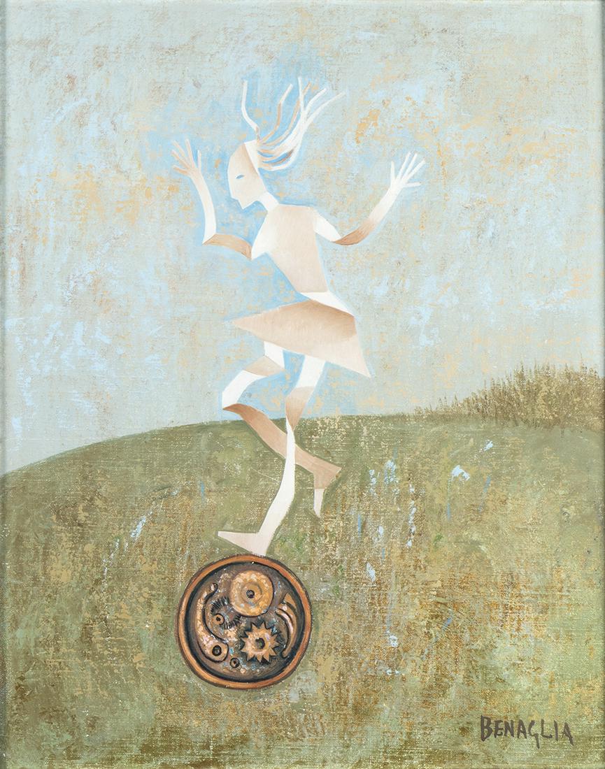 ENRICO BENAGLIA (Rome, 1938): The circus performer (1 of 1)