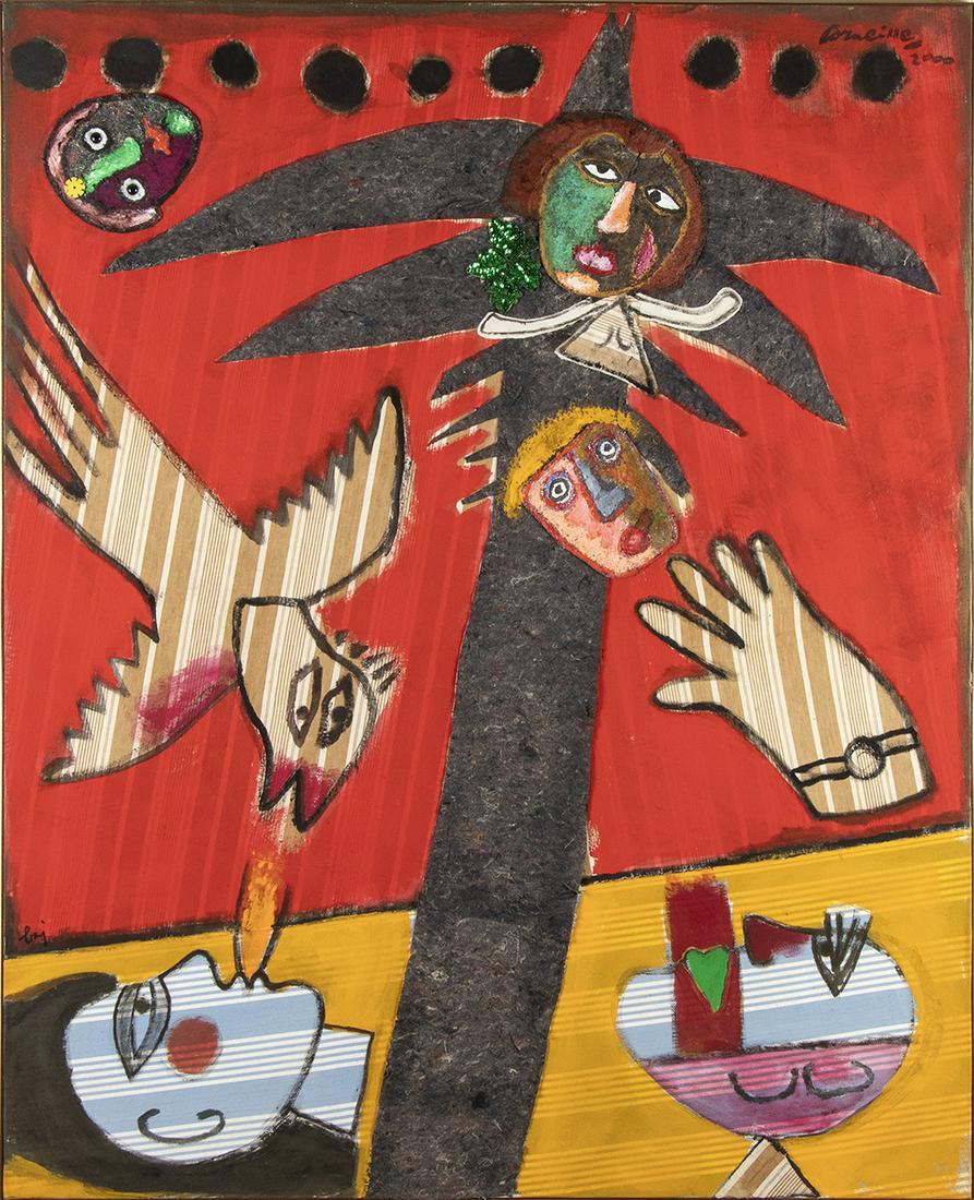 ENRICO BAJ (Milano, 1924 - Vergiate, 2003), GUILLAUME CORNEILLE (Liegi, 1922 - Auvers-sur-Oise, (1 of 1)