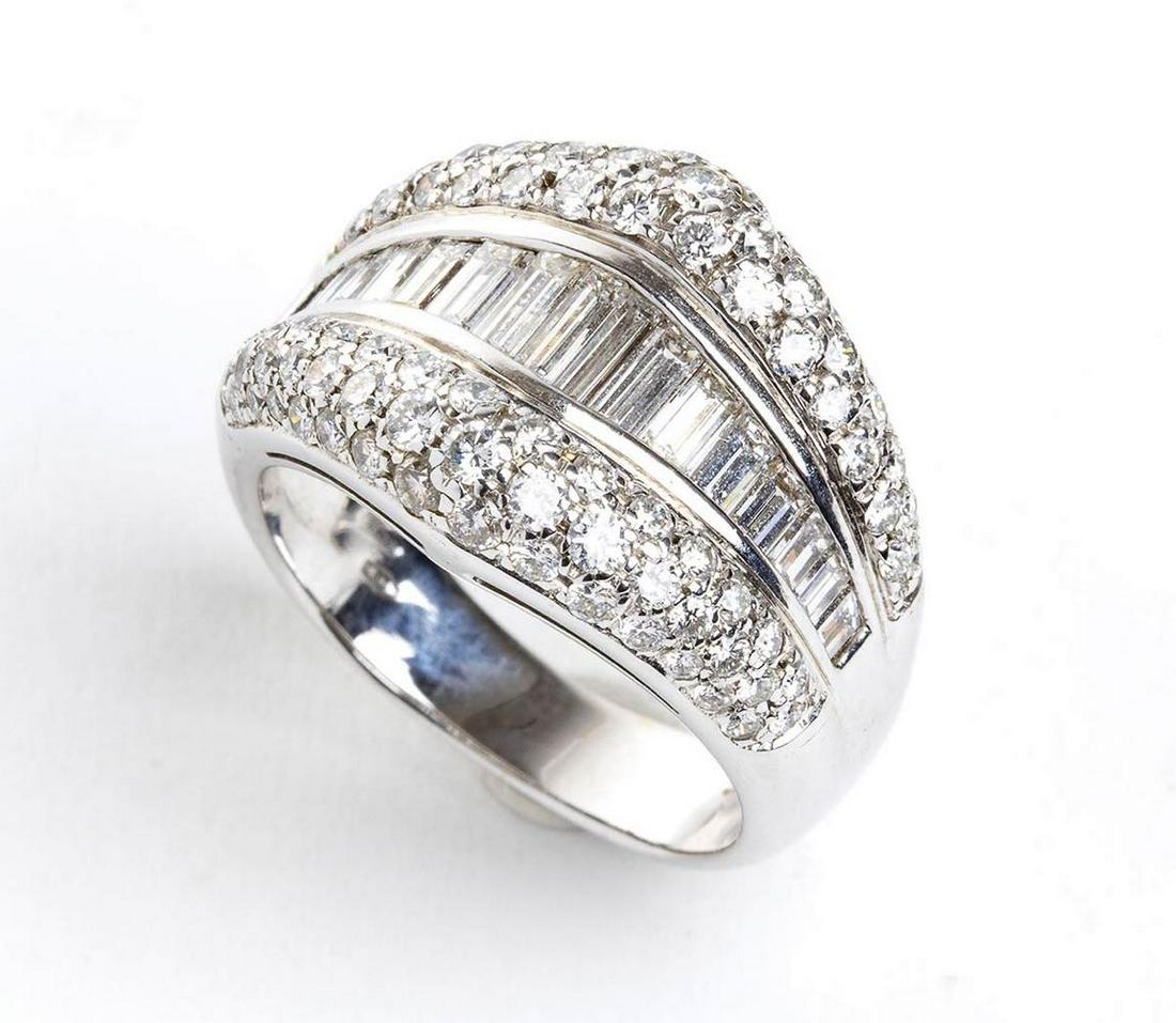 Diamond band gold ring - mark of  DAMIANI (1 of 5)