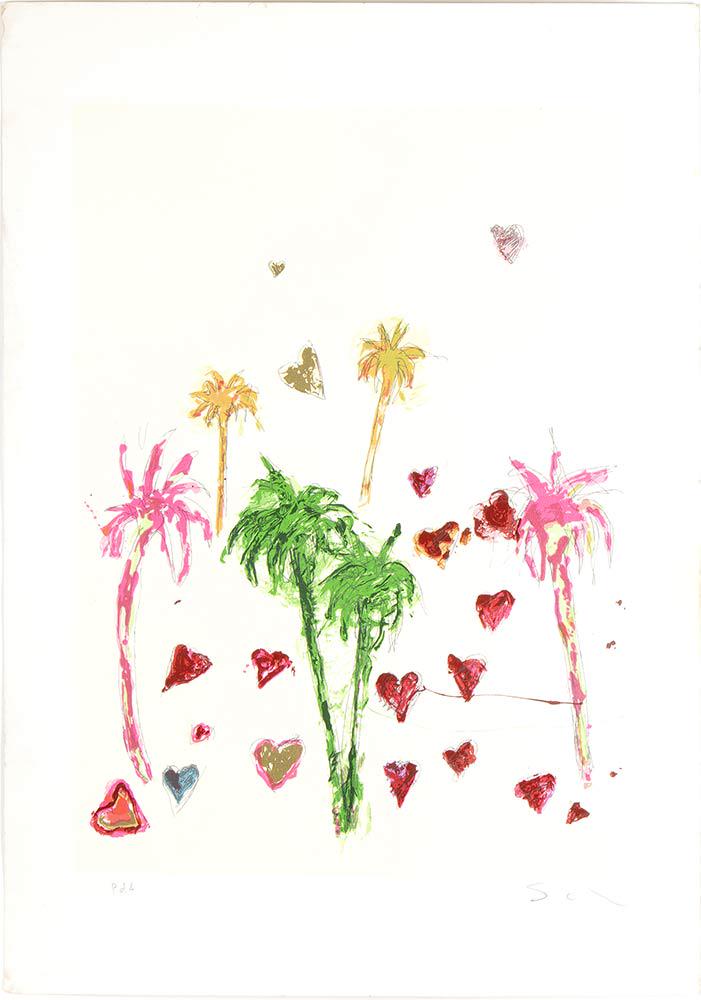 MARIO SCHIFANO (Homs, 1934 - Rome, 1998): Palms (1 of 1)