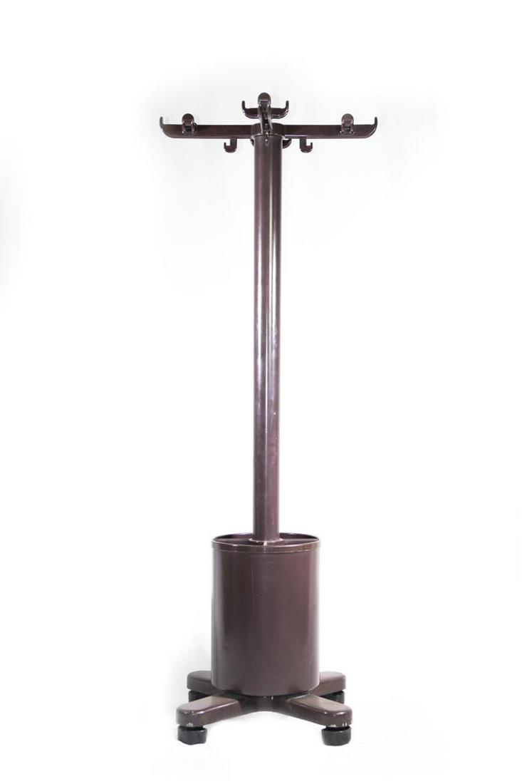 Vintage corner desk: Vintage corner desk in black lacquered wood with brushed chrome metal legs; glass top; made by Moscatelli for Formanova.