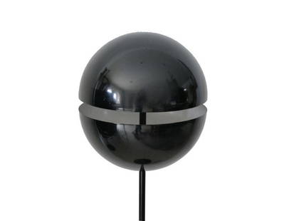 Vintage Floor Lamp: Vintage metal floor lamp designed by Andrea Modica for Lumess. The Lumess Label is present inside the lamp.