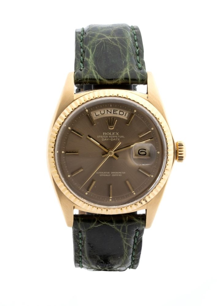 ROLEX Day-Date: rare full-set 18K gold wristwatch ref. 1803, 1969 (1 of 6)