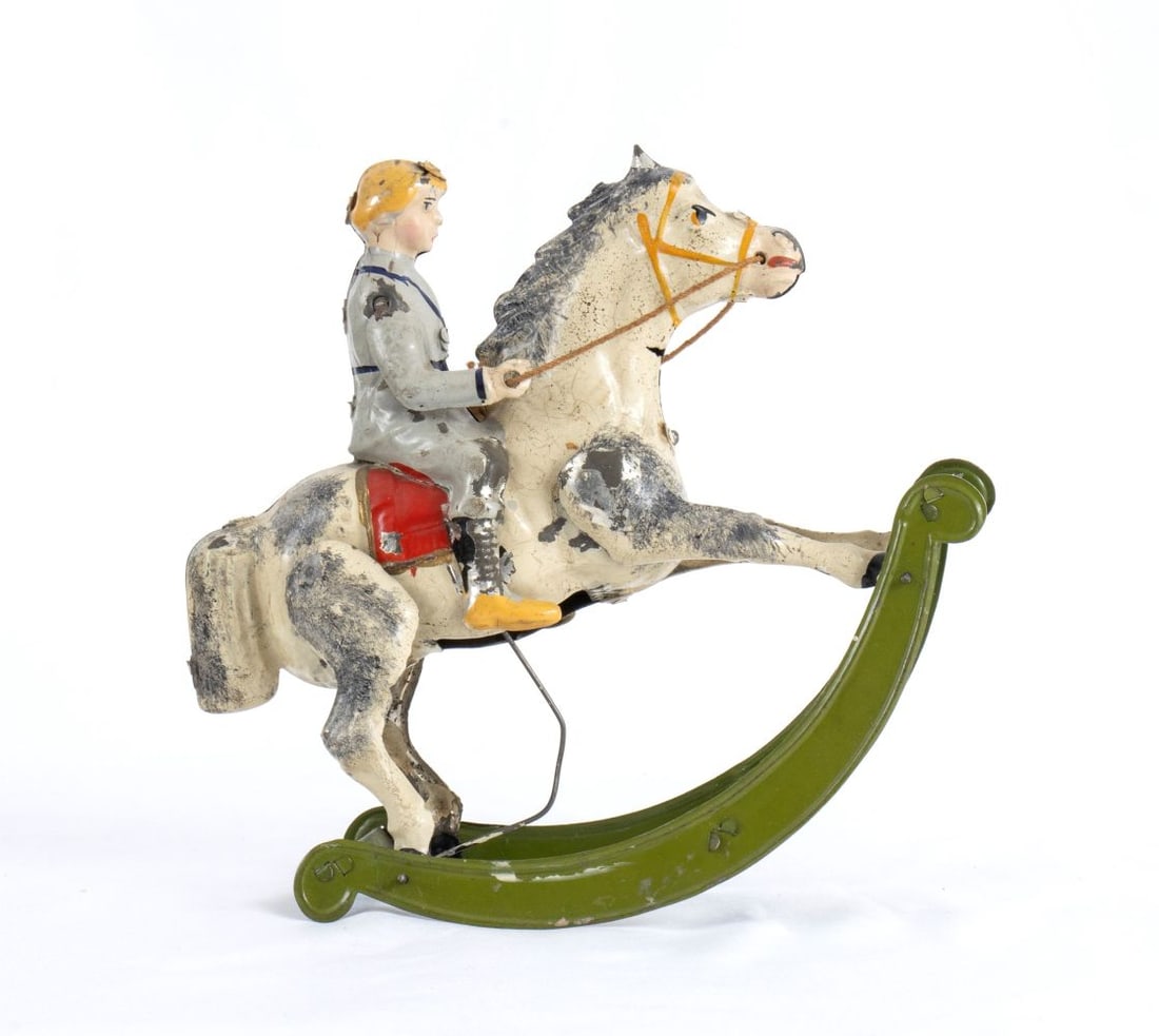 Child on rocking horse (1 of 3)