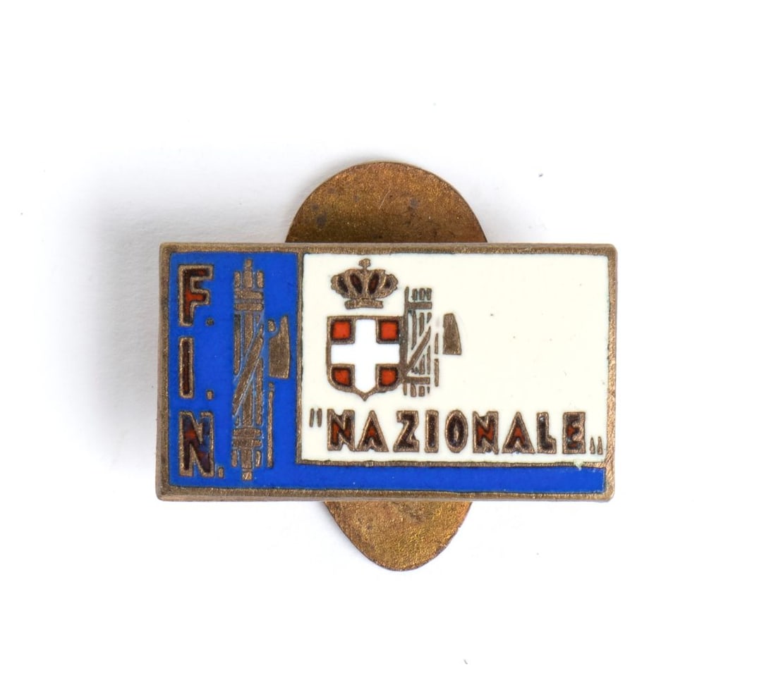 Swimming, Italy, national Olympic badge (1 of 2)