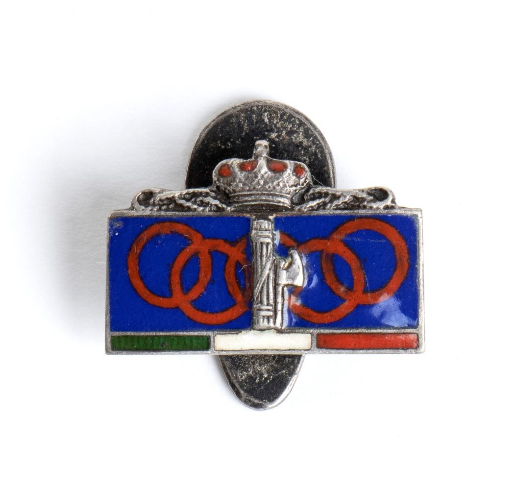 Olympics, Football, Italy CONI badge (1 of 2)