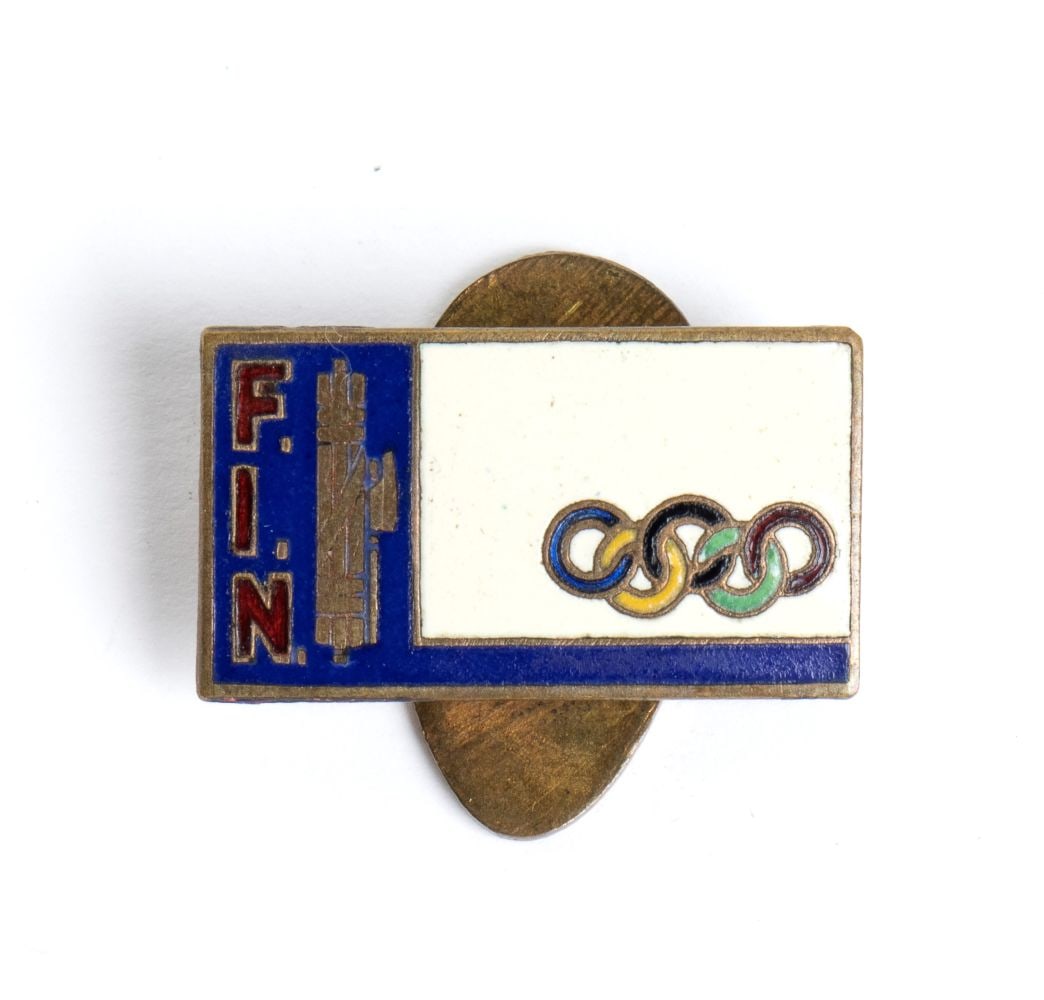 Swimming, Italy, Olympic badge (1 of 2)