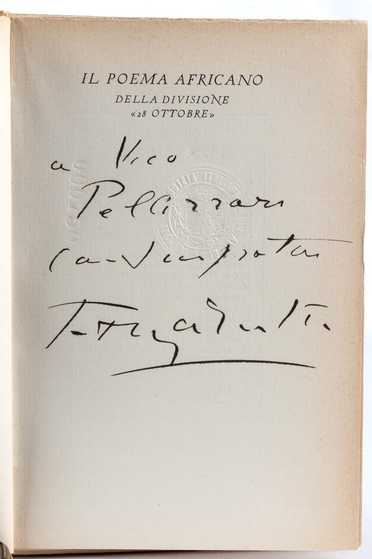 Marinetti, Filippo Tommaso (Alessandria d'Egitto, 22 dicembre 1876 – Bellagio, 2 dicembre (1 of 2)