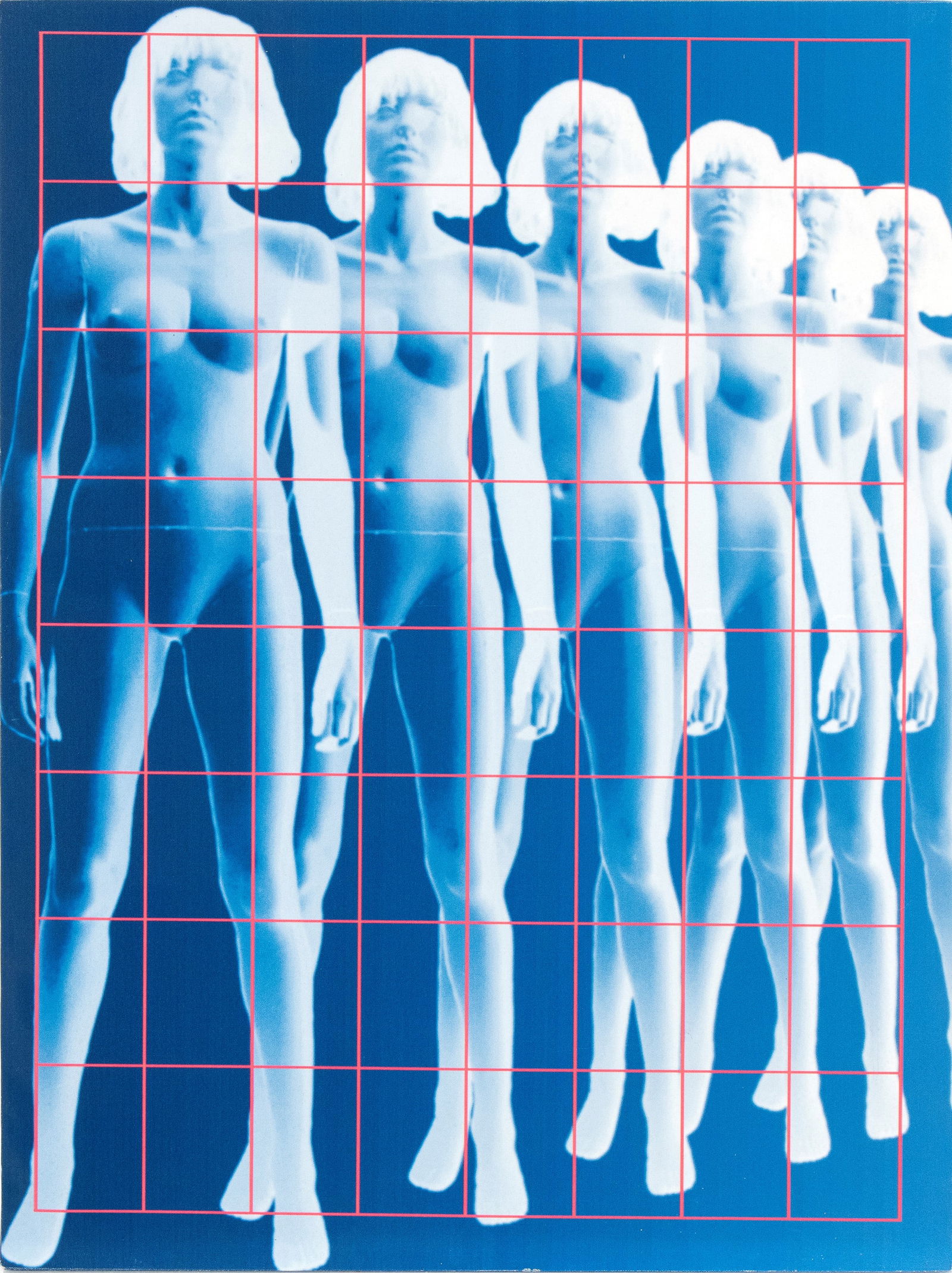 VINCENZO CECCATO (1943-2021) Mutanti: Mutanti 2006 Plotter painting on canvas 100 x 70 cm Signed, dated and titled on the back: V. Ceccato, 2006, Mutanti Excellent conditions