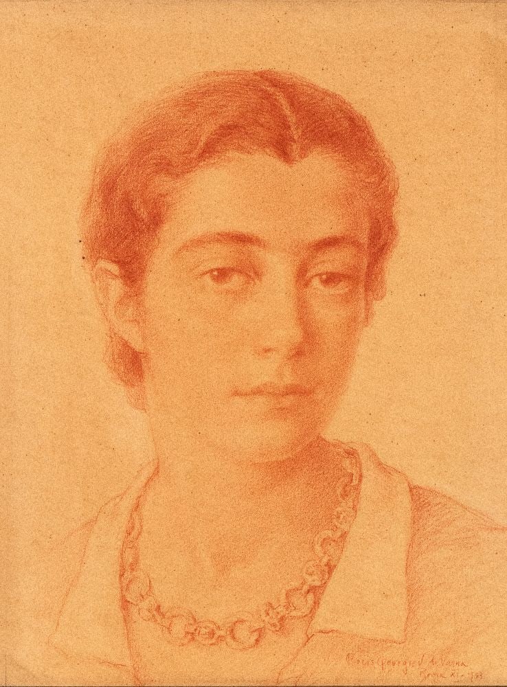 BORIS GEORGIEV (Varna 1888-Roma 1962), Female portrait (1 of 1)