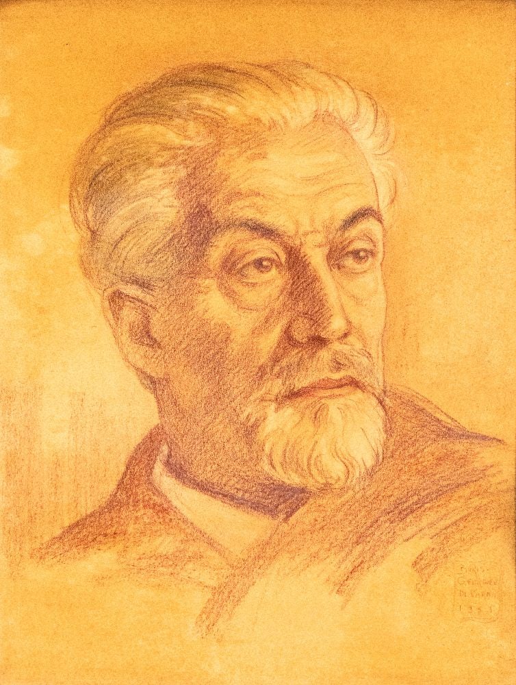 BORIS GEORGIEV (Varna 1888-Roma 1962), Male portrait (1 of 1)