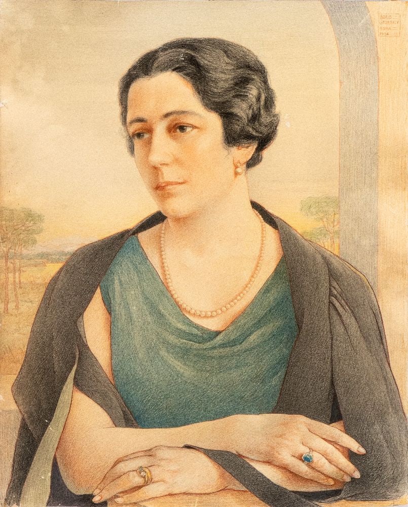 BORIS GEORGIEV (Varna 1888-Roma 1962), Female portrait (1 of 1)