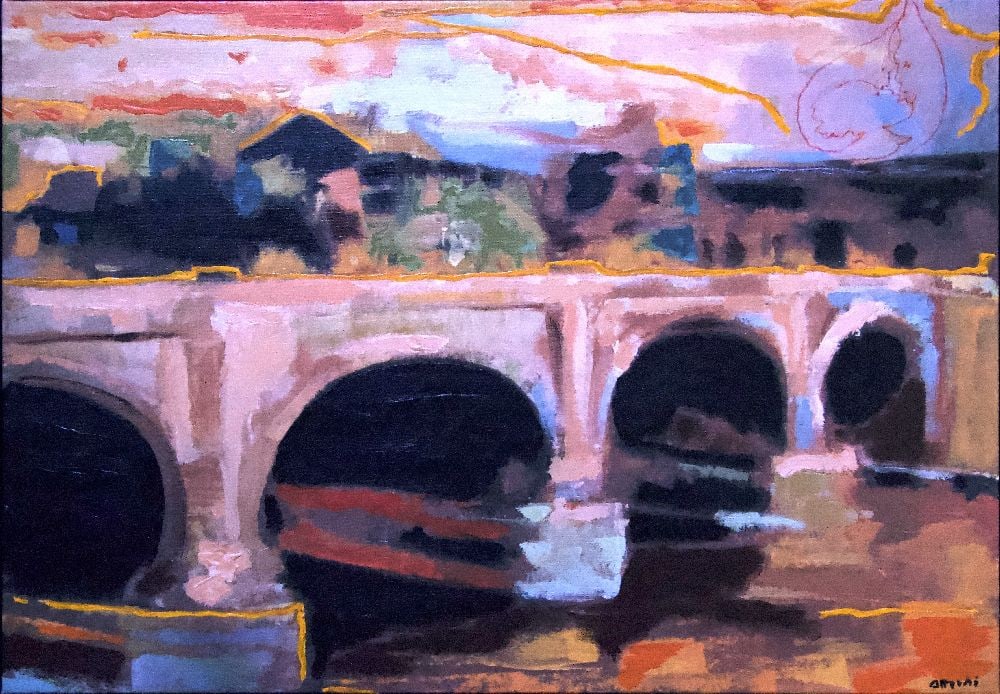 UGO ATTARDI (Genova 1923-Roma 2006), Untitled: UGO ATTARDI (Genova 1923-Roma 2006)Untitled2005Retouché on canvas with acrylics48 x 69,5 cmSigned lower right: AttardiAuthentication by Archivio Storico Ugo Attardi, Rome, 20th September 2019Excellen