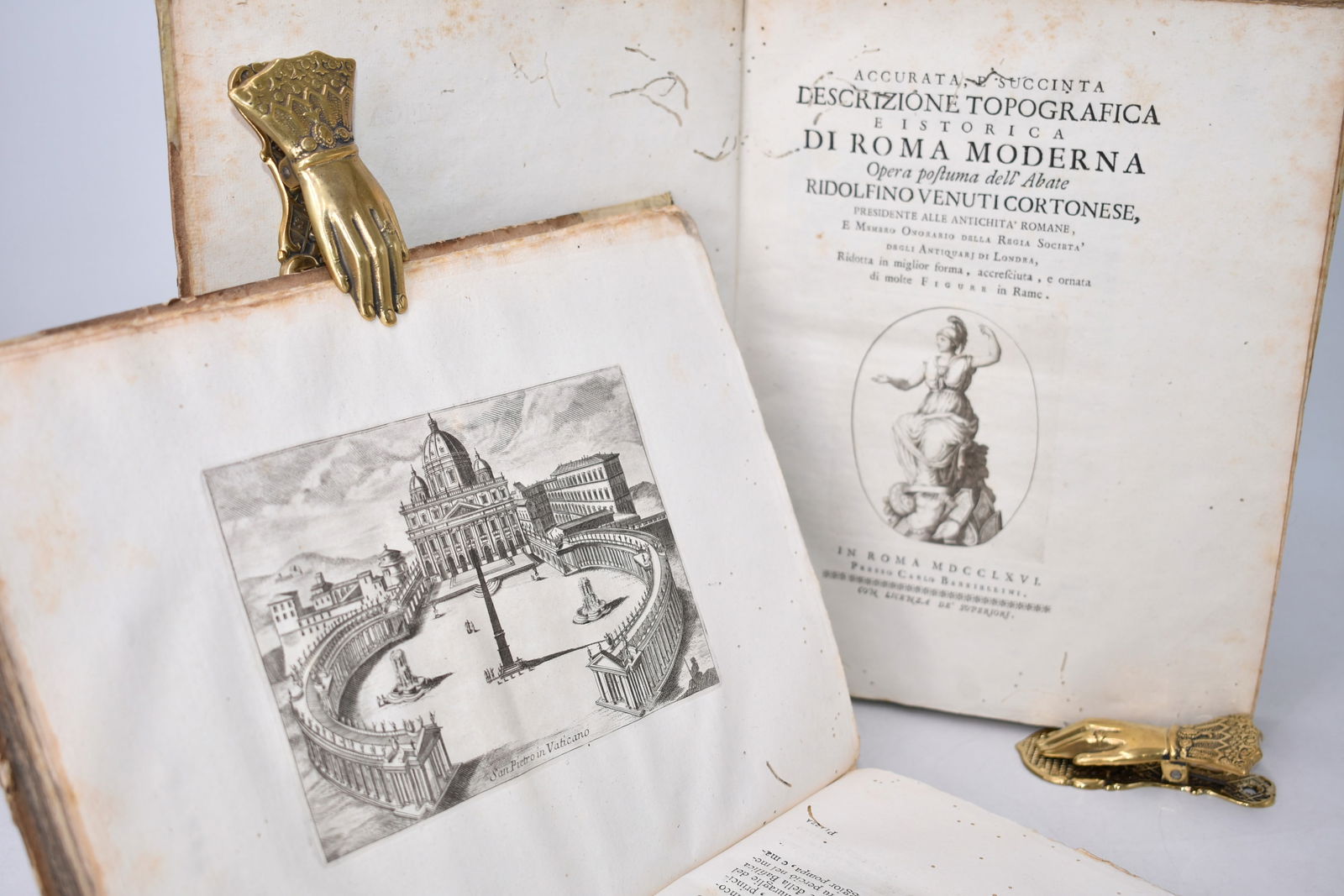 Venuti, Ridolfino ACCURATA, E SUCCINTA DESCRIZIONE TOPOGRAFICA E ISTORICA DI ROMA MODERNA. OPERA (1 of 1)