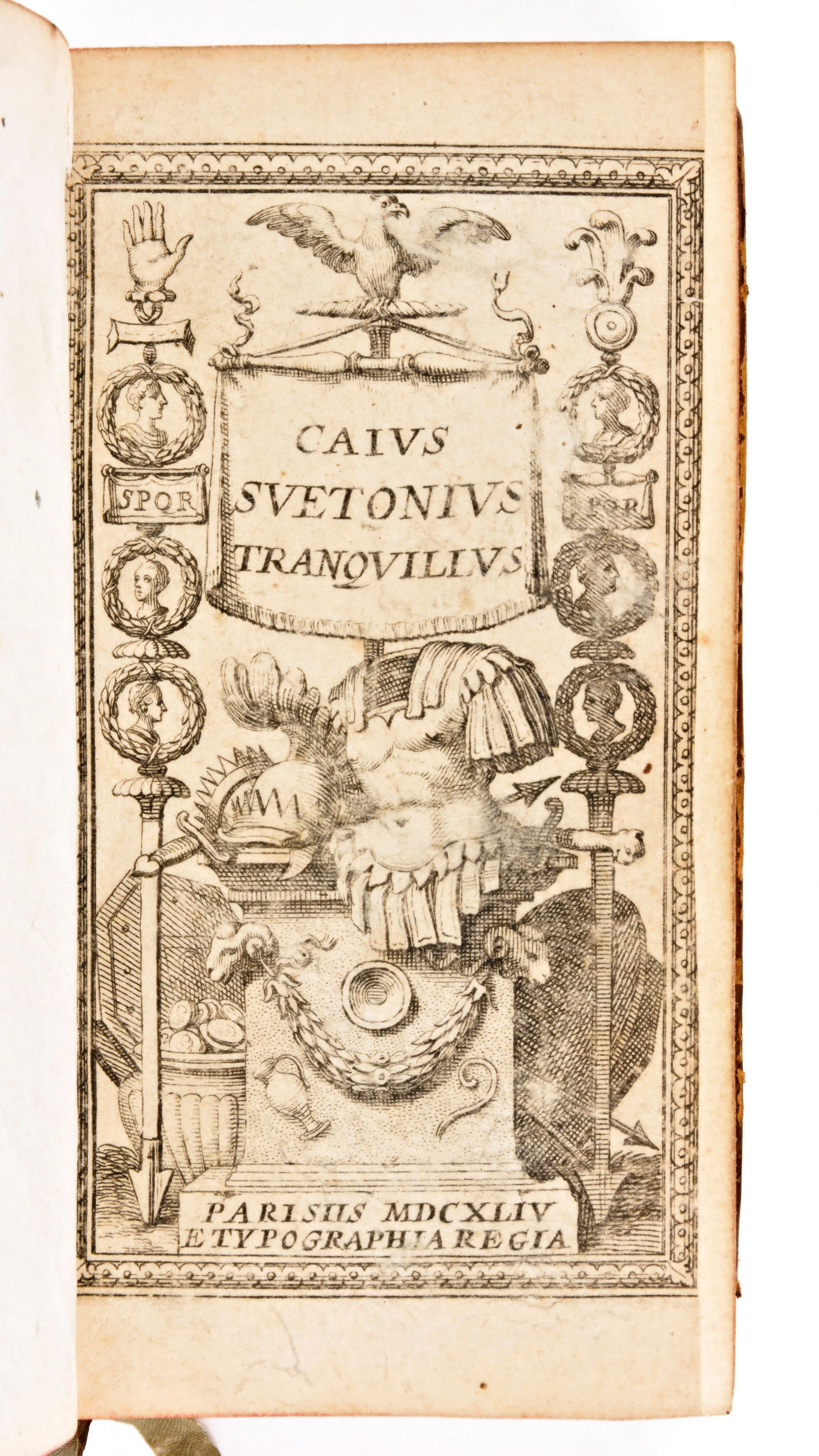 [Classici latini] Svetonio : Caius Svetonius Tranquillus. Typographia Regia, Paris 1644 (1 of 1)