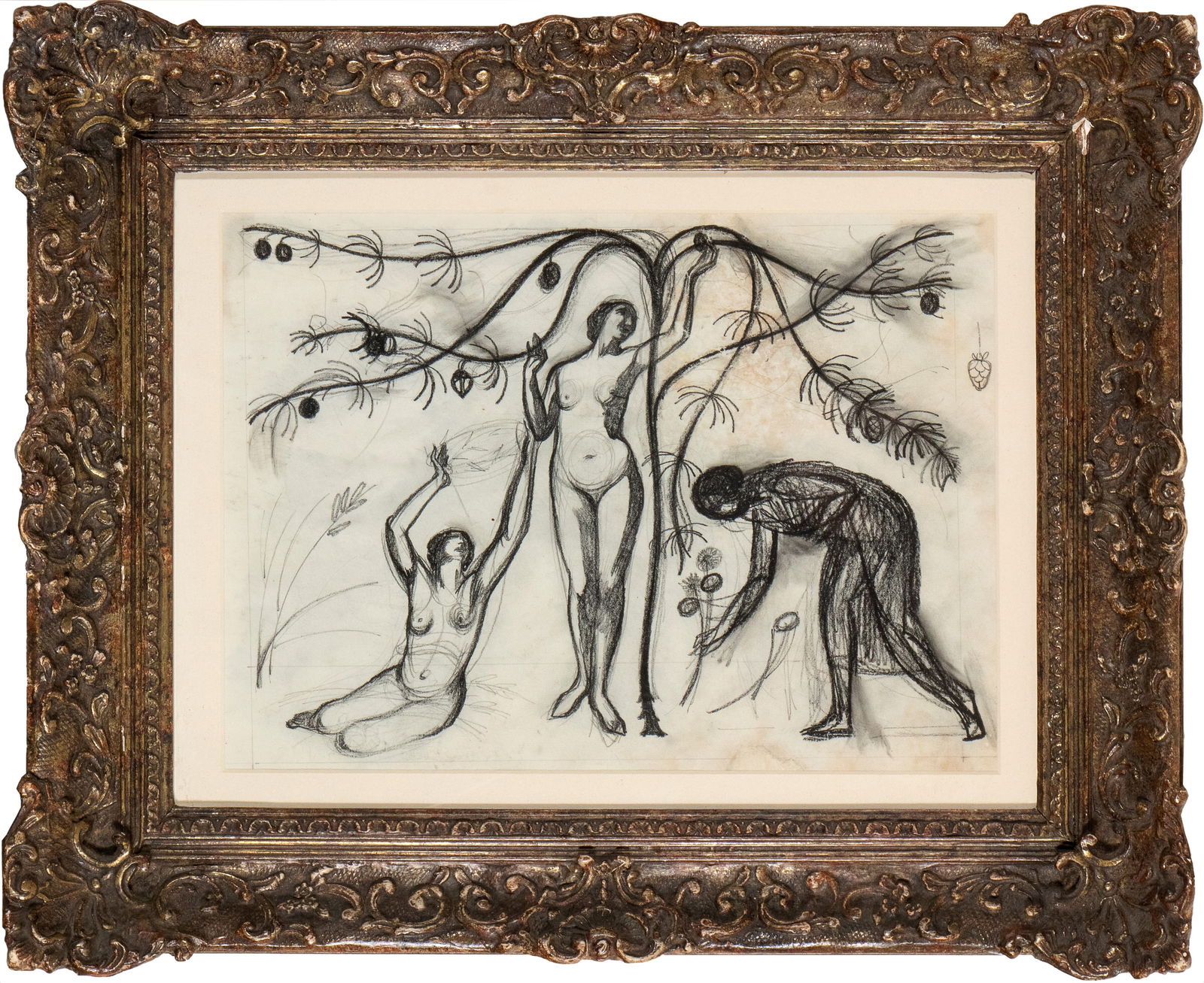 GIOVANNI GUERRINI (Imola 1887 - Roma 1972) Study for ENAPI (Ente Nazionale per le Piccole: GIOVANNI GUERRINI (Imola 1887 - Roma 1972) Study for ENAPI (Ente Nazionale per le Piccole Industrie) poster 1927 ca. Pencil on paper 28 x 37 cm Parisi F., cat. exhibition, Giovanni Guerrini - Tra Prer